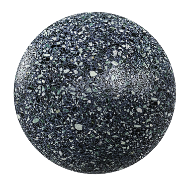 Euval Terrazzo Seamless Material 3D model image 1 