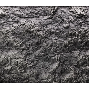 Rock Cliff Wall Material | PBR Textures 3D model image 1 