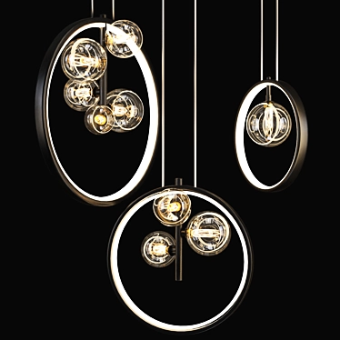Illuminating Elegance: Iona Ring Lampatron 3D model image 1 