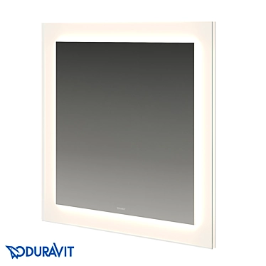 Illuminated Mirror with LED Lighting 3D model image 1 