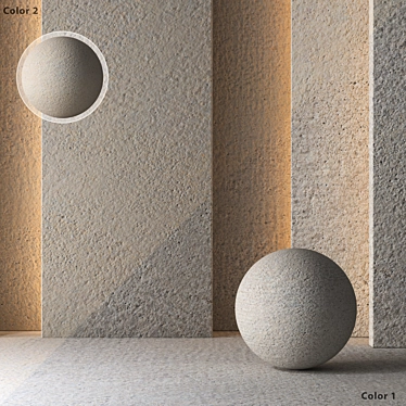 Seamless Concrete Material 8K No 39 3D model image 1 