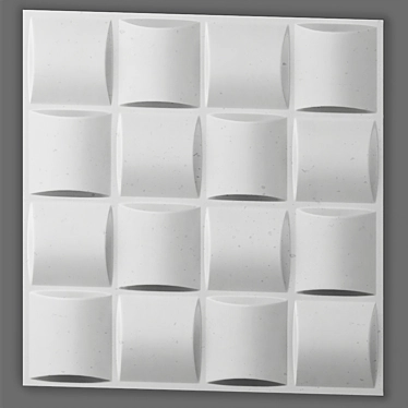 3D Decor Wall Panel - 30x30cm 3D model image 1 