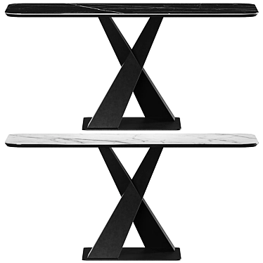 X-Form2 Dining Table by Arch Faktura - Customizable Options 3D model image 1 