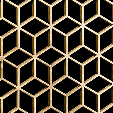 Square Decor Panels Set: Elegant and Versatile 3D model image 1 