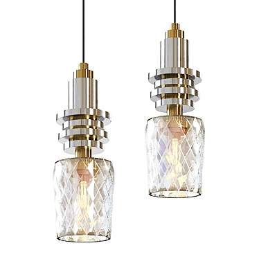 Charlize Pendant Light: Elegant and Modern 3D model image 1 