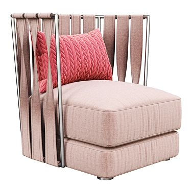 Armchair with decorative pillow Twist