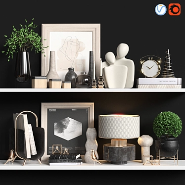 Versatile Decor Set 3D Max 3D model image 1 