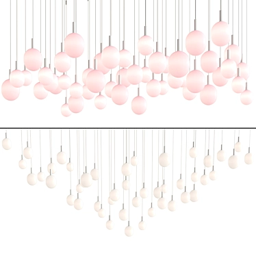 Elegant Ivy Pendant Light 3D model image 1 