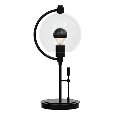 Elegant Pluto Table Lamp 3D model image 1 