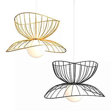 Elegant Simris Chandelier 3D model image 1 