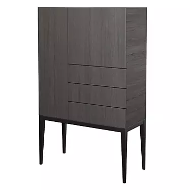 Modern Mint Furniture High Cabinet - M1129 3D model image 1 