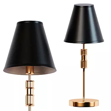 Sleek Millimeter Desk Lamp 3D model image 1 