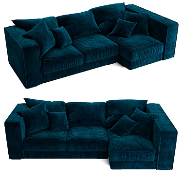 Modern Comfort: Baxter Budapest Sofa 3D model image 1 