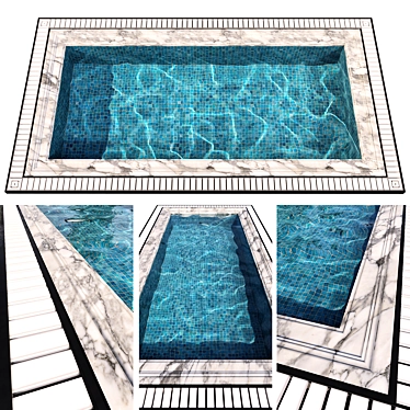 Crystal Clear Pool No58 3D model image 1 