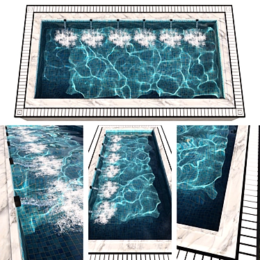 Crystal Clear Swimming Pool 3D model image 1 