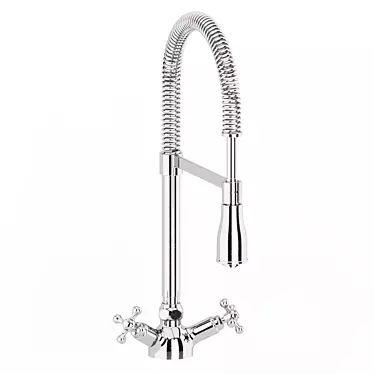 GROHE ZEDRA Helix: Versatile Steel Faucet 3D model image 1 