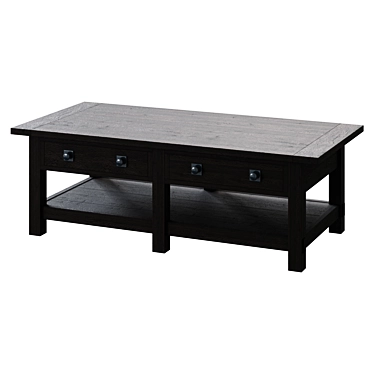 Benchwright 54" Rectangular Coffee Table 3D model image 1 