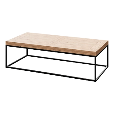 Pottery Barn Malcolm 60" Coffee Table 3D model image 1 