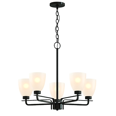 Elegant Minka Lavery Chandelier 3D model image 1 