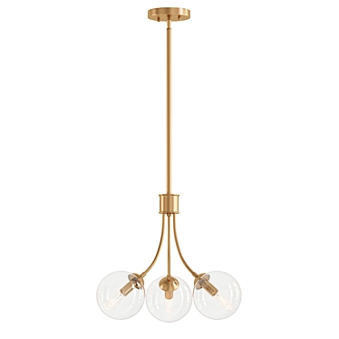 Elegant Bella Chandelier: Timeless Beauty 3D model image 1 