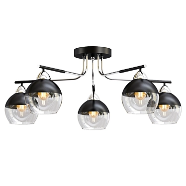 Sleek Hiper Tommy Pendant Light 3D model image 1 