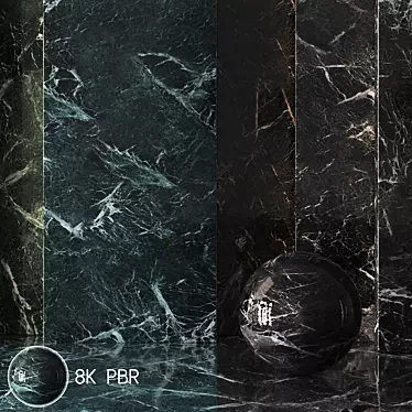 Luxury Marble Tile Set 3D model image 1 