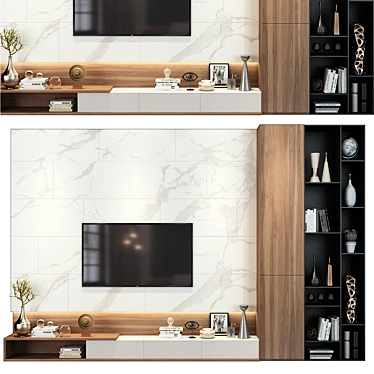 Sleek TV Stand: Modern Design 3D model image 1 