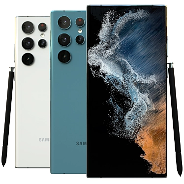 Samsung S22 Ultra: Next-Level Technology 3D model image 1 