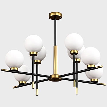 Nordic Luxury Pendant Light 3D model image 1 