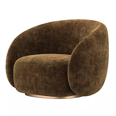 Elegance Meets Comfort: Brice Swivel Armchair 3D model image 1 