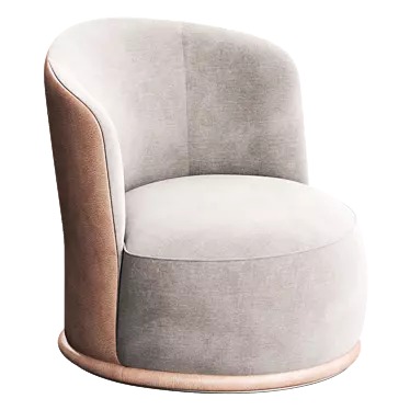 BLUES Easy Chair: Turri Deluxe Comfort 3D model image 1 