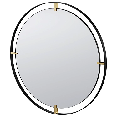 Betsy Metal Frame Mirror by Kare Design 3D model image 1 