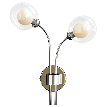 Sleek Dualita Wall Sconce 3D model image 1 