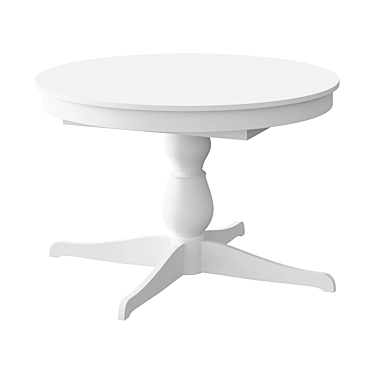 INGATORP Extendable Table 3D model image 1 