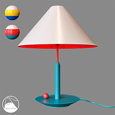 Minimalist Table Lamp: NL5042 3D model image 1 