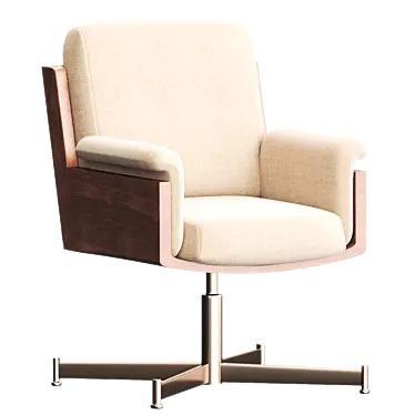 DAIKI STUDIO Swivel Chair: Sleek, Versatile, and Stylish 3D model image 1 