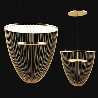 Modern Udi Lamp Chandelier 3D model image 1 