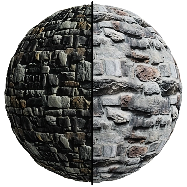 Premium Stone Covering | High Resolution | PBR 3D model image 1 