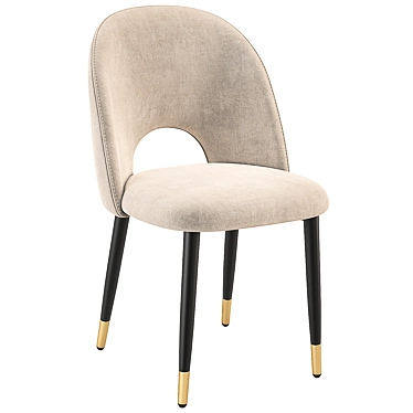 Elegant Iris Dining Chair by Kare Design 3D model image 1 