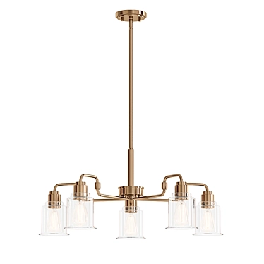 Elegant Aivian Chandelier: Versatile Design & Premium Quality 3D model image 1 