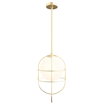 Arteriors Home Dolores Pendant 3D model image 1 