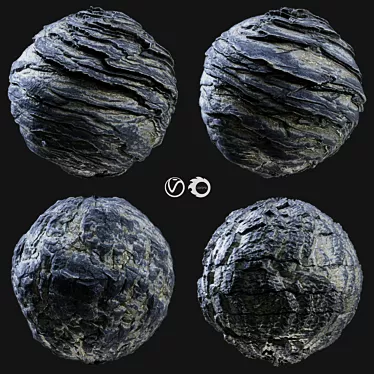 Rock PBR Seamless Materials 3D model image 1 