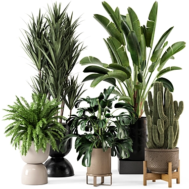Ferm Living Bau Pot Large - Set 540 for Stylish Indoor Plants 3D model image 1 