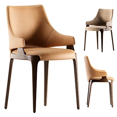  Potocco Velis Chair: Stylish, Versatile Seating 3D model image 1 