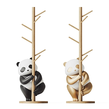 3D Panda Floor Hanger 3D model image 1 
