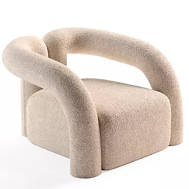 Lounge in Style: 2015 Lazy Chair 3D model image 1 