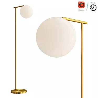 Staggered Glass Floor Lamp