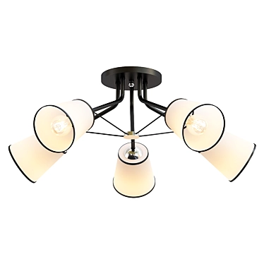 Elegant Toplight Persis Ceiling Lamp 3D model image 1 