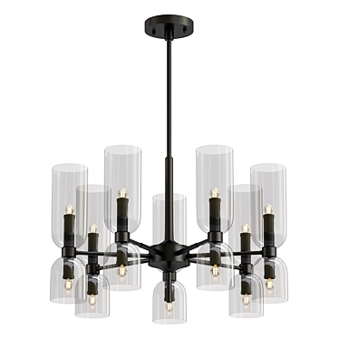 Enchanting Amusing Pendant Chandelier 3D model image 1 