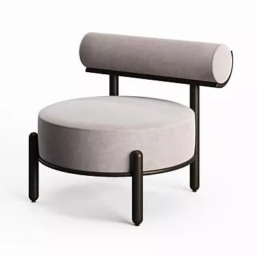 Elevate Your Space: Torii Slipper Chair 3D model image 1 